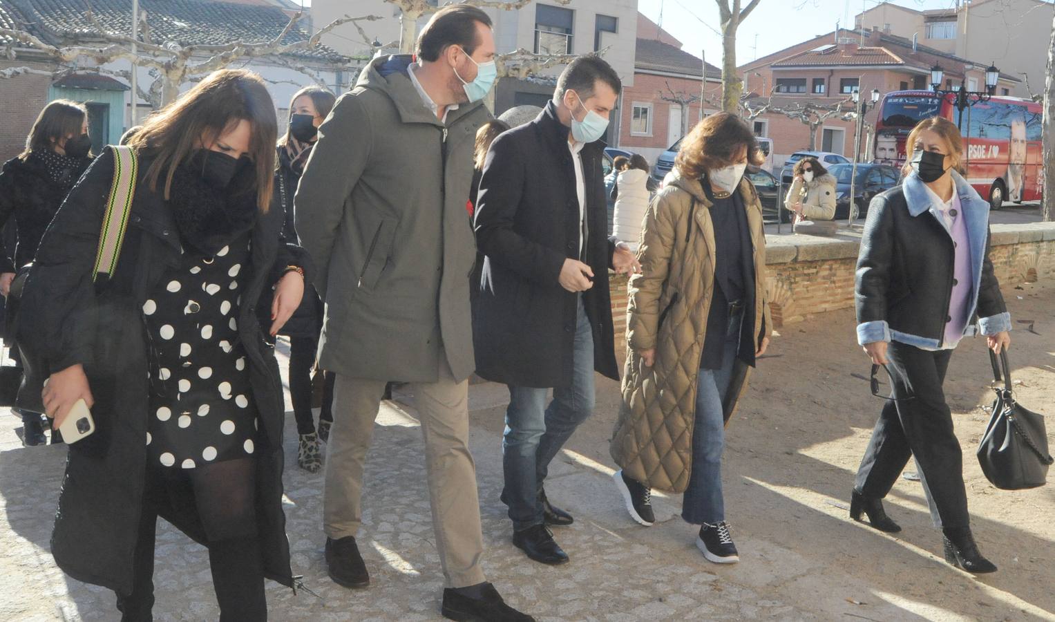 Fotos: Acto político del PSOE en Medina del Campo con Luis Tudanca y Carmen Calvo