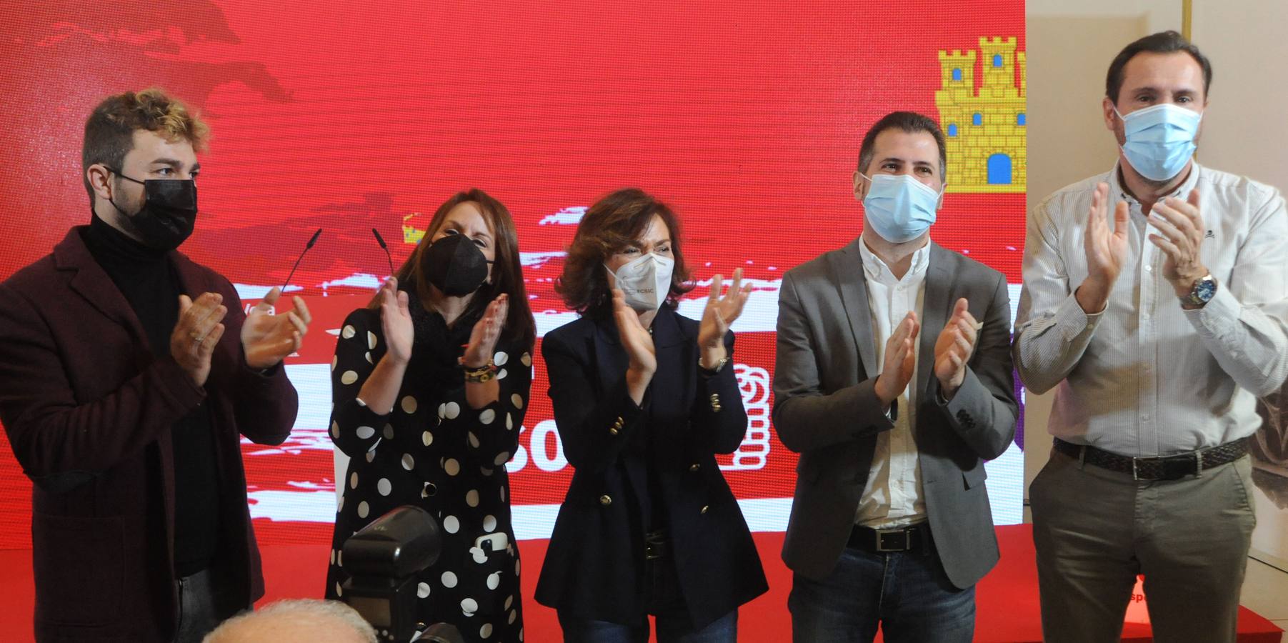 Fotos: Acto político del PSOE en Medina del Campo con Luis Tudanca y Carmen Calvo