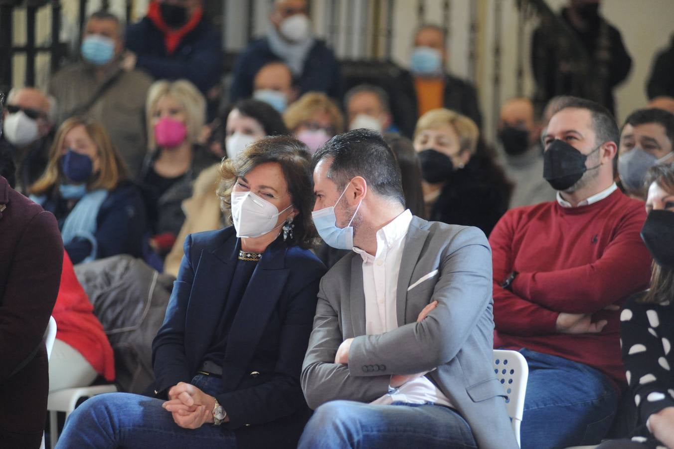 Fotos: Acto político del PSOE en Medina del Campo con Luis Tudanca y Carmen Calvo