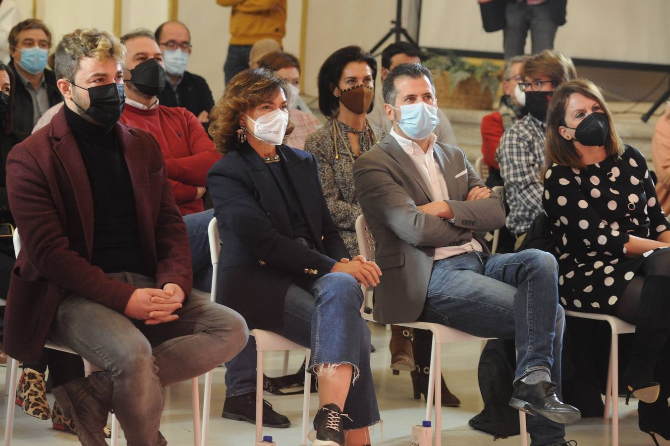 Fotos: Acto político del PSOE en Medina del Campo con Luis Tudanca y Carmen Calvo