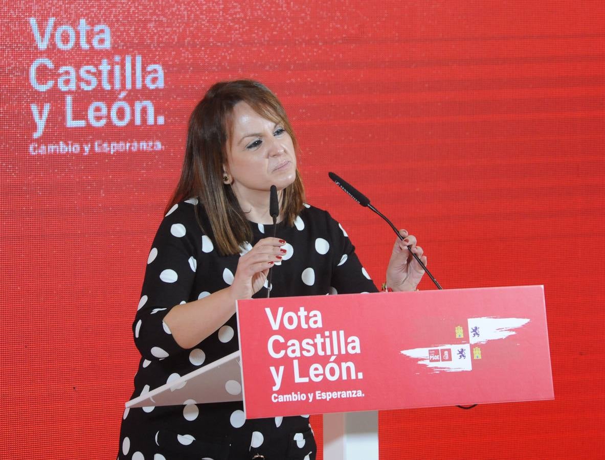 Fotos: Acto político del PSOE en Medina del Campo con Luis Tudanca y Carmen Calvo