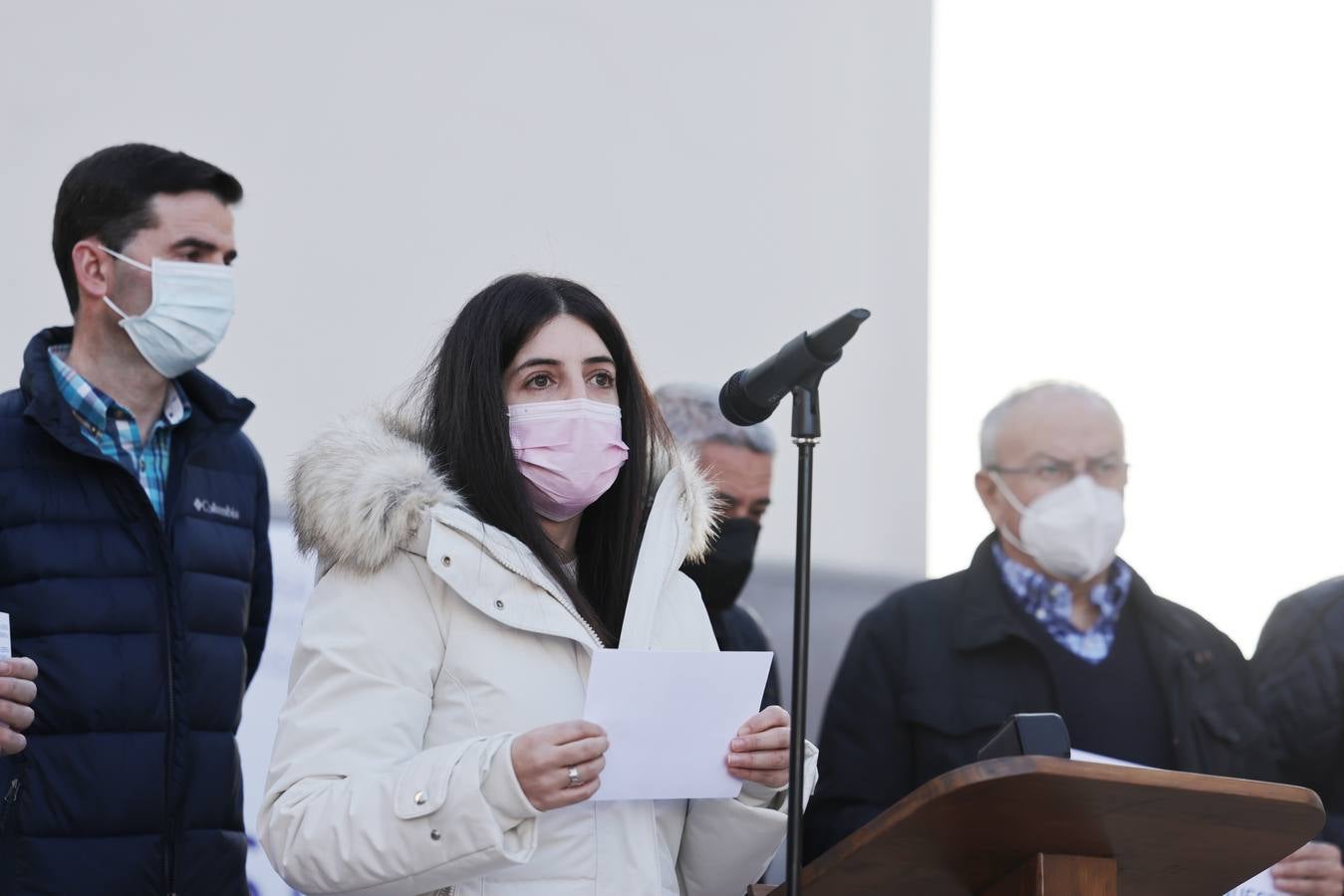 Fotos: Traspinedo muestra su apoyo a la familia de Esther López