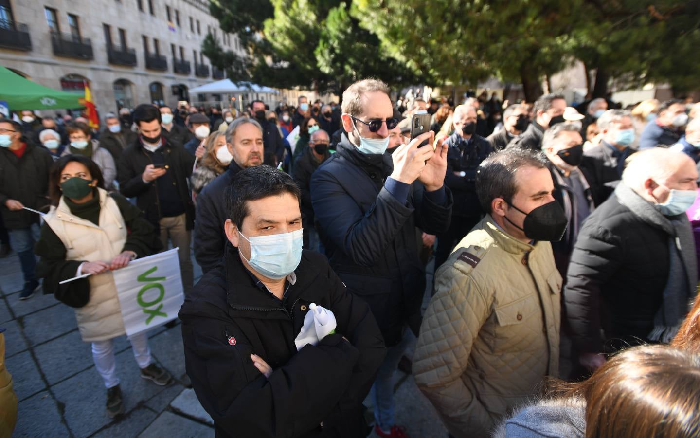 Fotos: Mitin de Vox en Valladolid con la diputada Macarena Olona