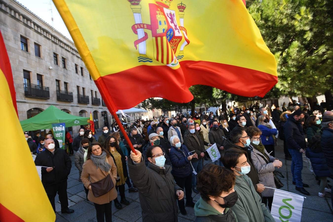 Fotos: Mitin de Vox en Valladolid con la diputada Macarena Olona
