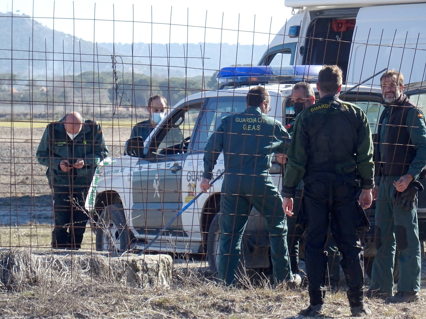 Fotos: Los Geas y guías caninos buscan a Esther López en pozos de Traspinedo