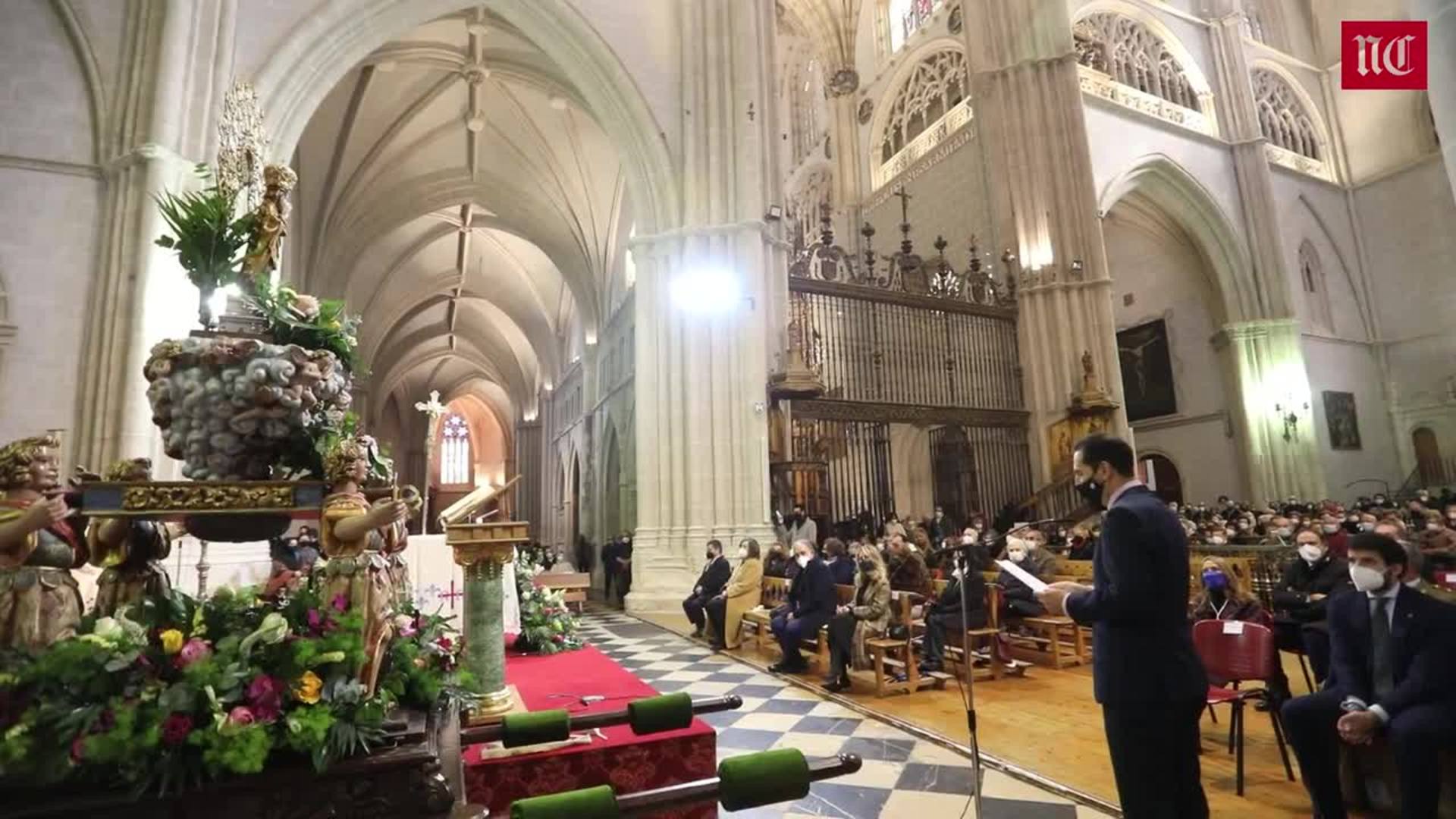 Mario Simón pide amparo a la patrona de Palencia