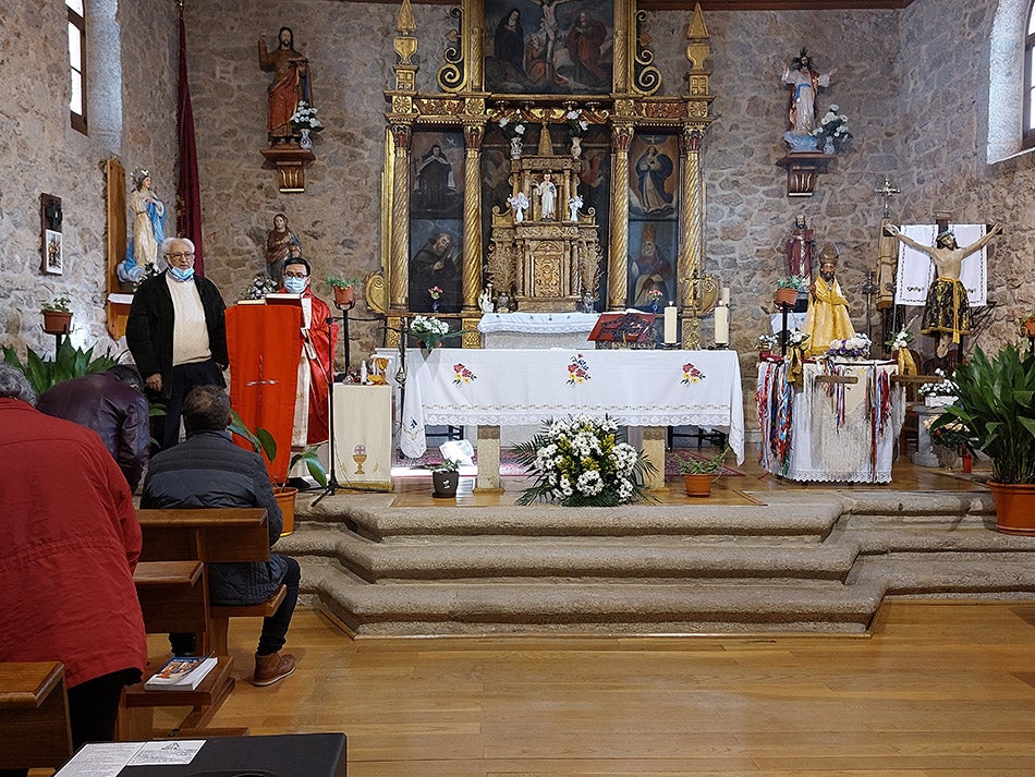 Santibáñez de la Sierra enviará la recaudación del ofertorio de San Blas a La Palma
