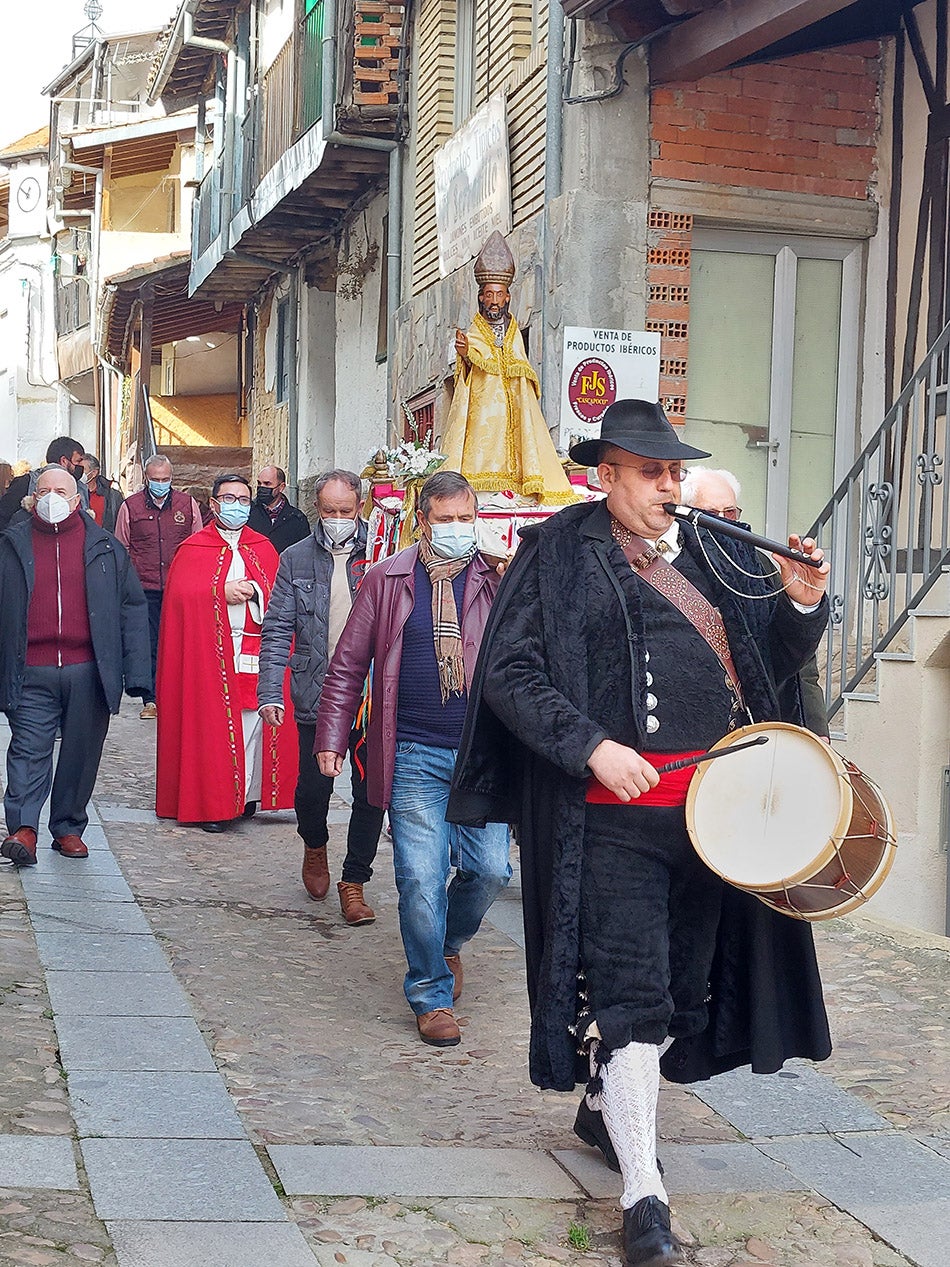 Santibáñez de la Sierra enviará la recaudación del ofertorio de San Blas a La Palma