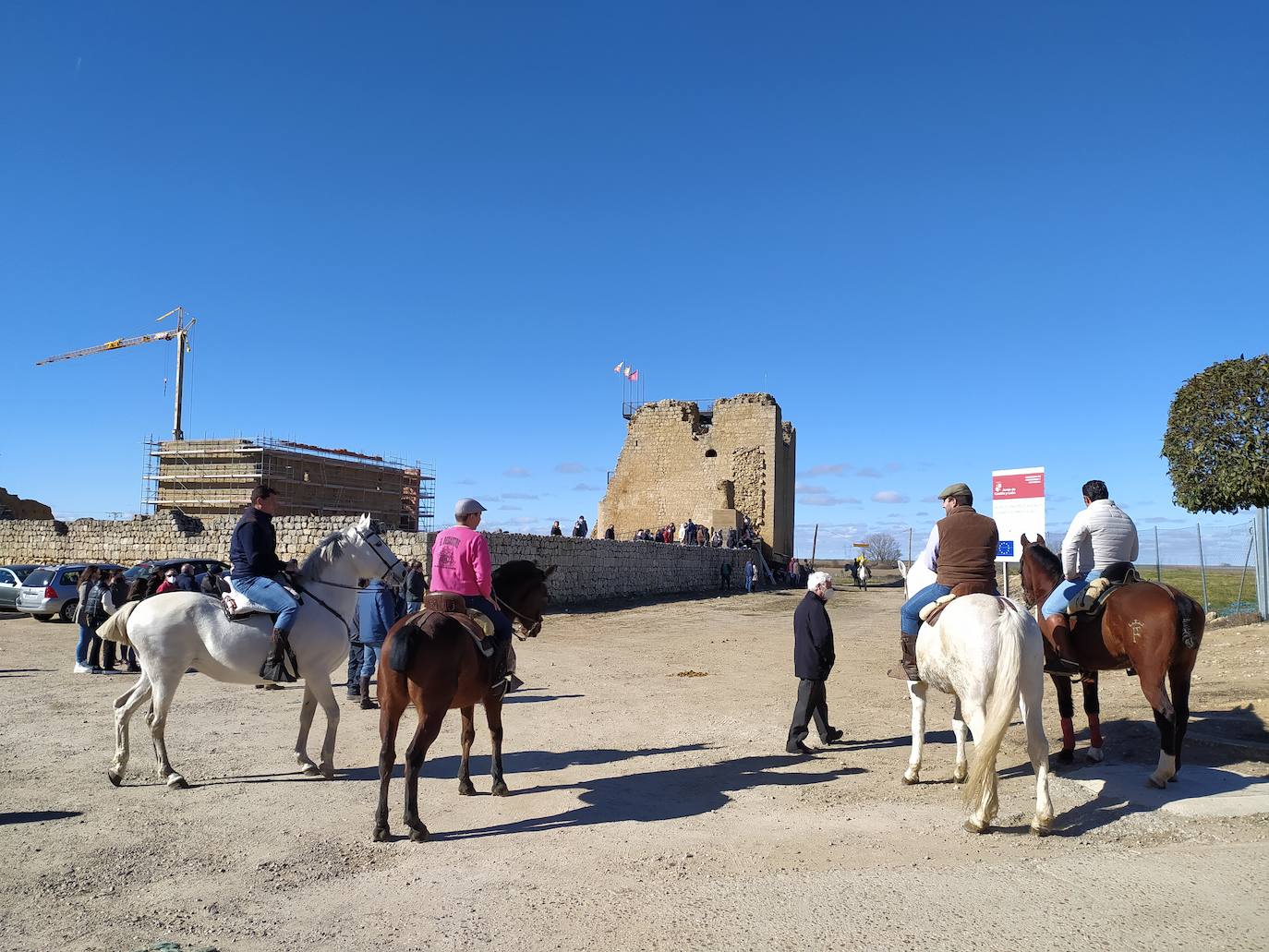 Carrera de cintas a caballo de Villagarcía de Campos y Tordehumos. 