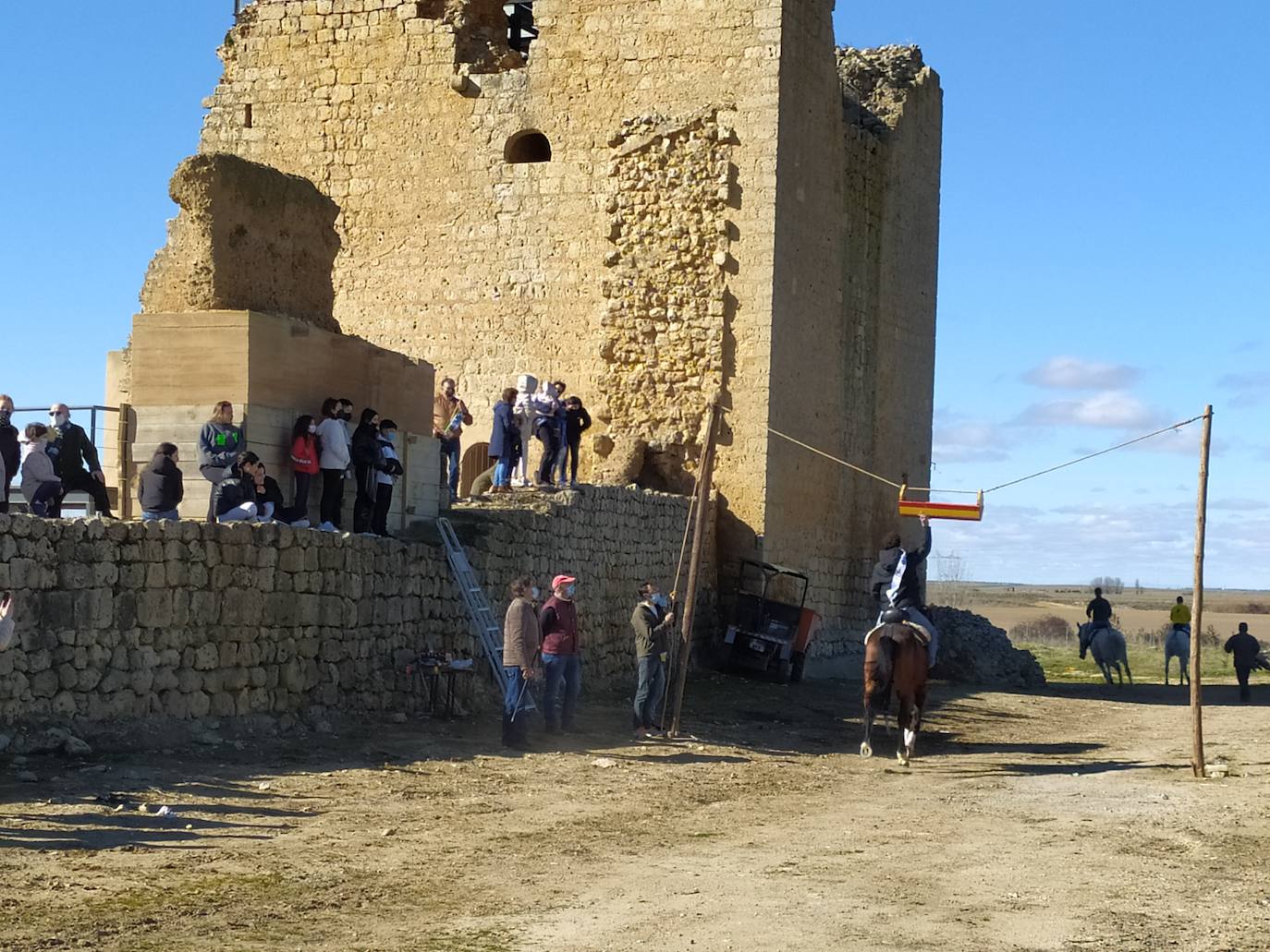 Carrera de cintas a caballo de Villagarcía de Campos y Tordehumos. 