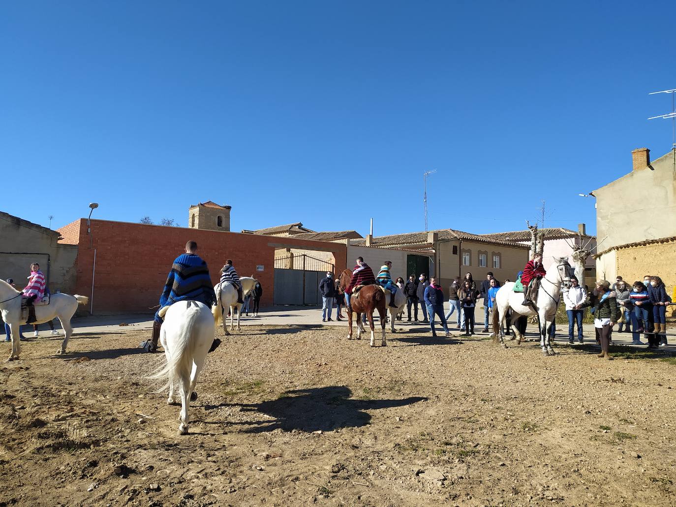 Carrera de cintas a caballo de Villagarcía de Campos y Tordehumos. 