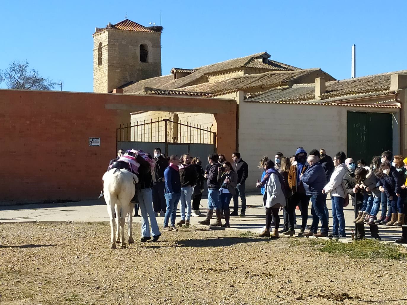 Carrera de cintas a caballo de Villagarcía de Campos y Tordehumos. 