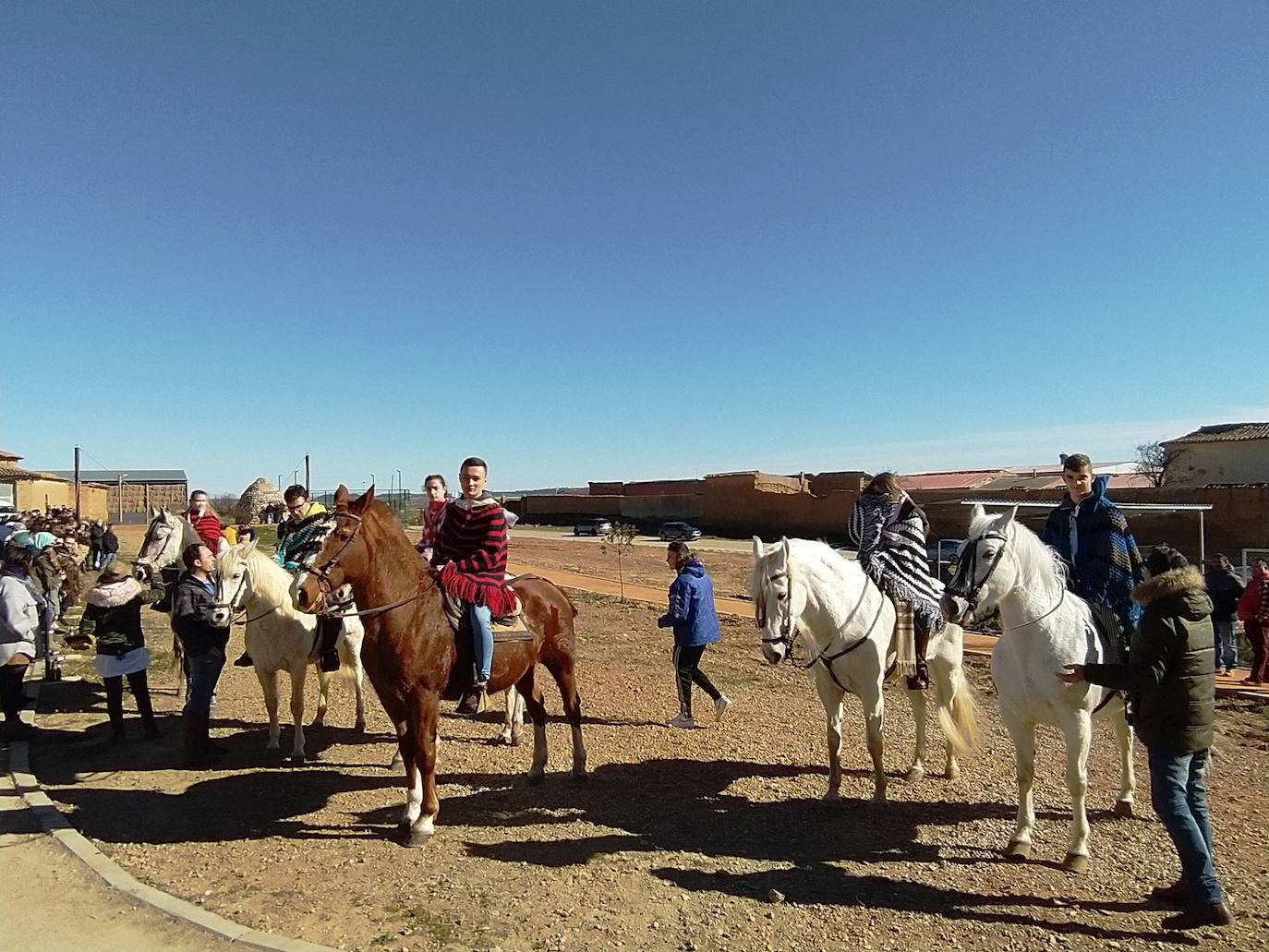 Carrera de cintas a caballo de Villagarcía de Campos y Tordehumos. 