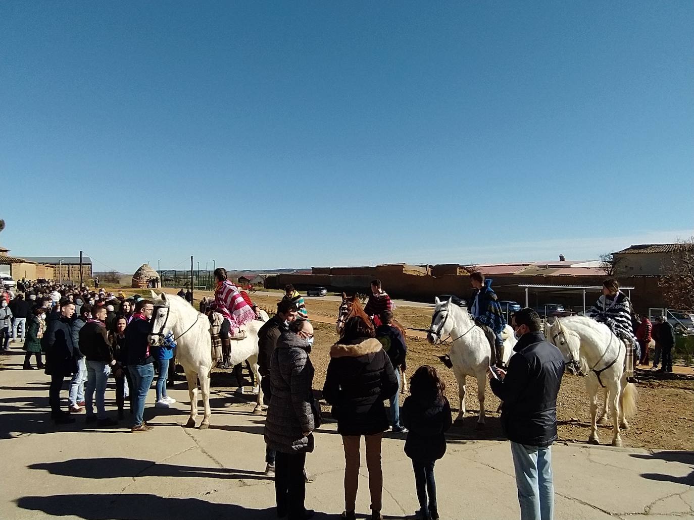 Carrera de cintas a caballo de Villagarcía de Campos y Tordehumos. 