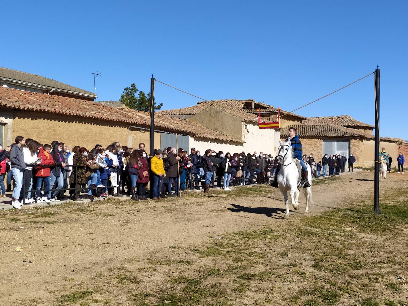 Carrera de cintas a caballo de Villagarcía de Campos y Tordehumos. 