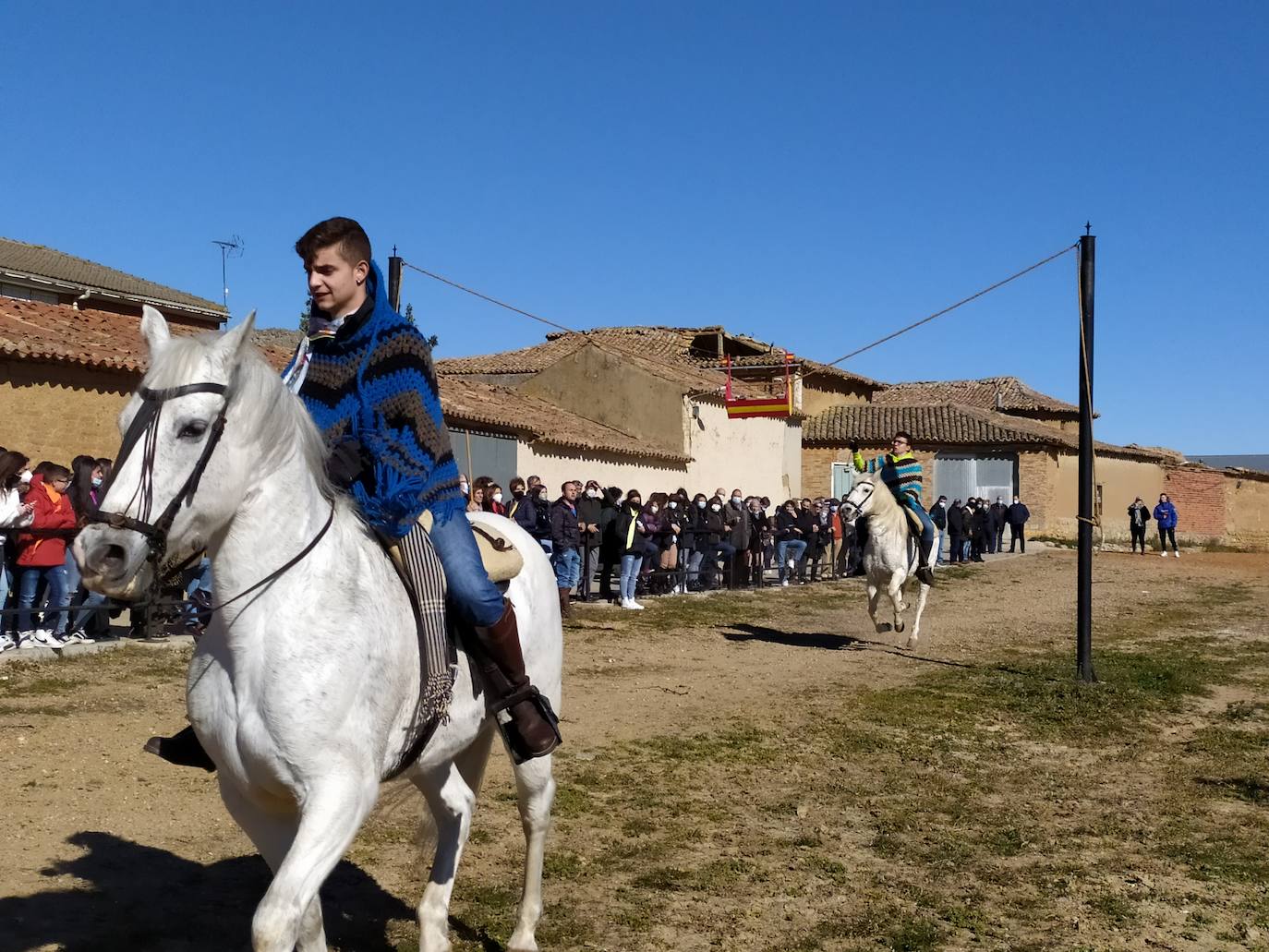 Carrera de cintas a caballo de Villagarcía de Campos y Tordehumos. 