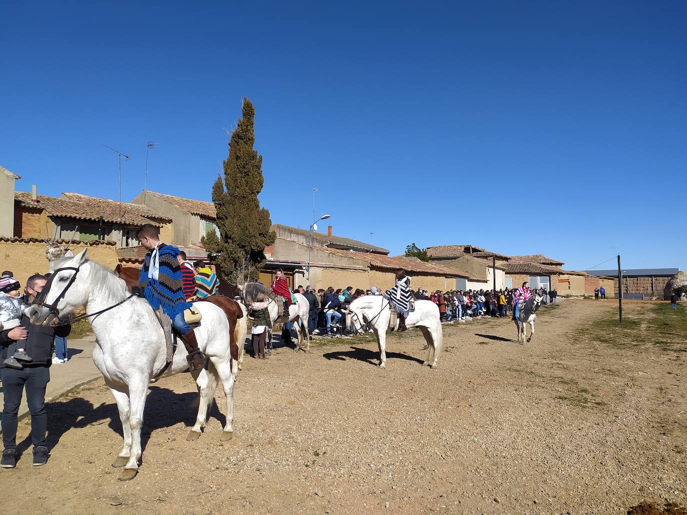 Carrera de cintas a caballo de Villagarcía de Campos y Tordehumos. 