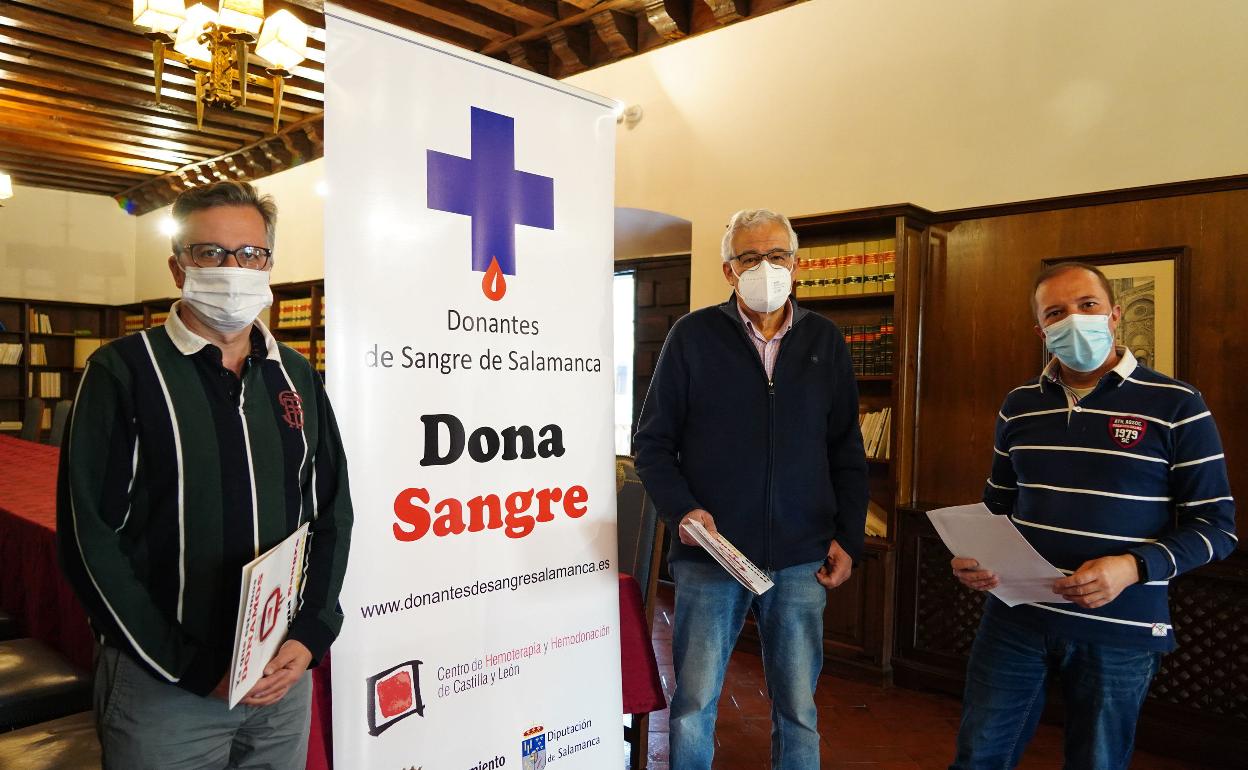 Camapaña de donación de sangre en Salamanca durante el año 2021. 