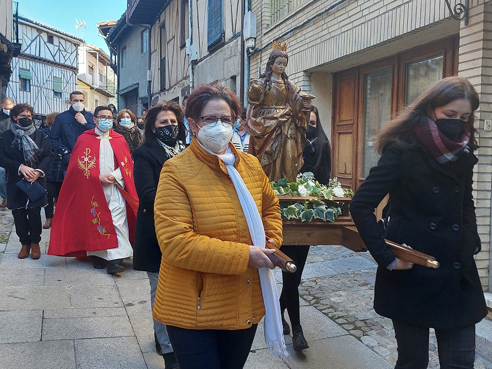 Festividad de Santa Águeda en San Esteban de la Sierra