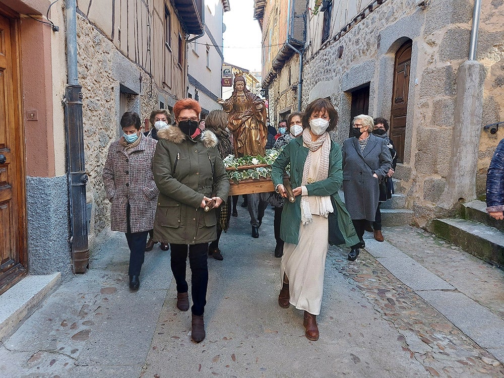 Festividad de Santa Águeda en San Esteban de la Sierra