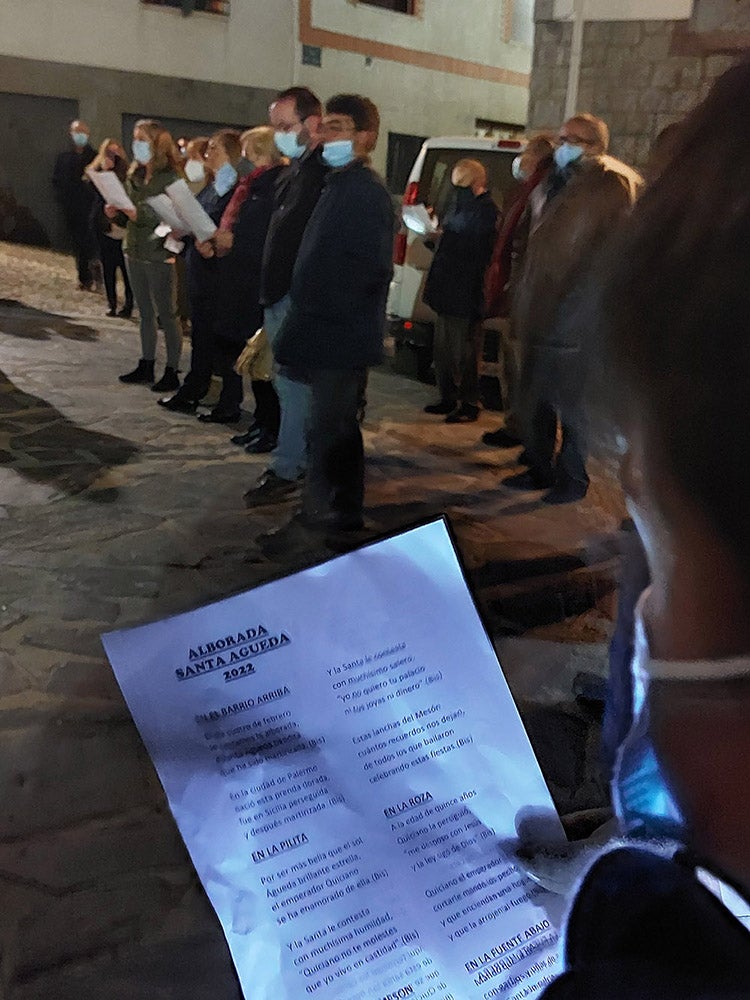 Festividad de Santa Águeda en San Esteban de la Sierra