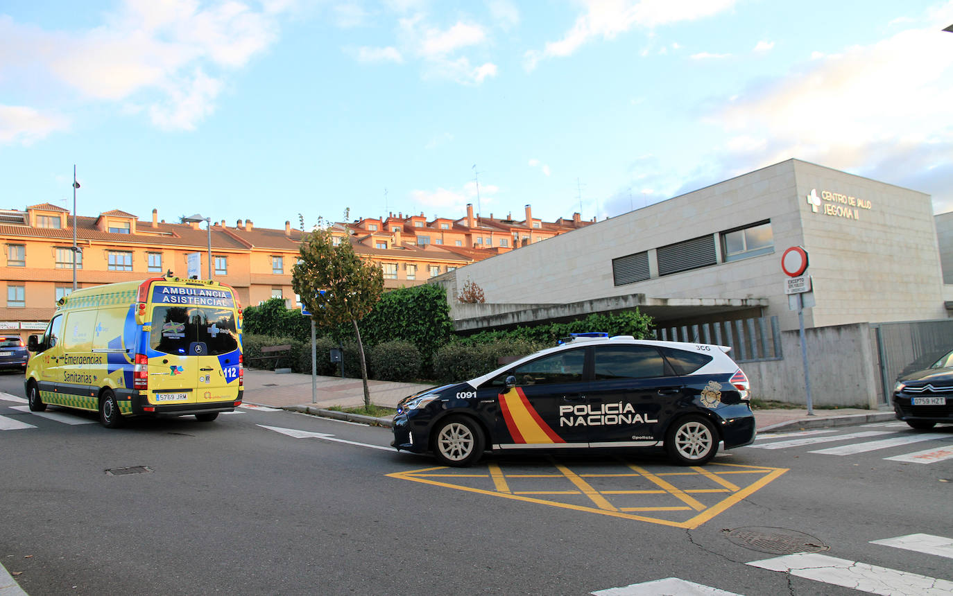 Patrulla de la Policía Nacional en San Lorenzo.
