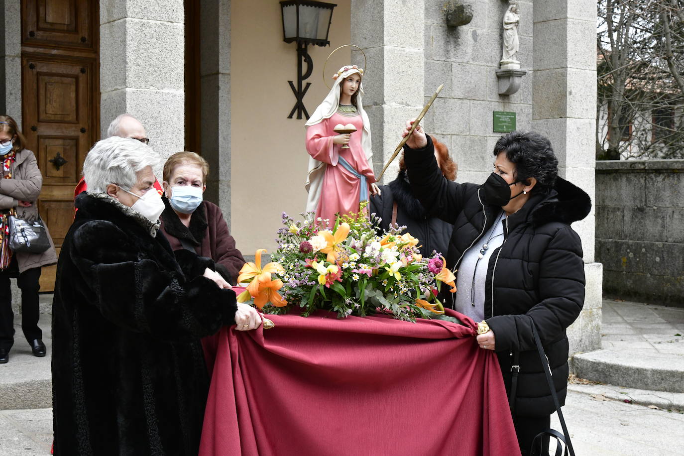 Procesión de Santa Águeda en San Rafael.