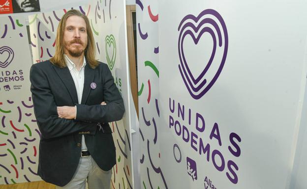 Pablo Fernández, candidato de Unidas Podemos.