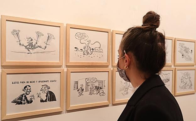 La exposición puede verse en la sala de Unicaja Banco de la calle Mayor, 9 de Palencia.