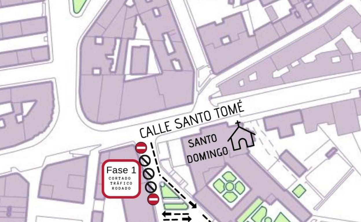 Plano de las obras