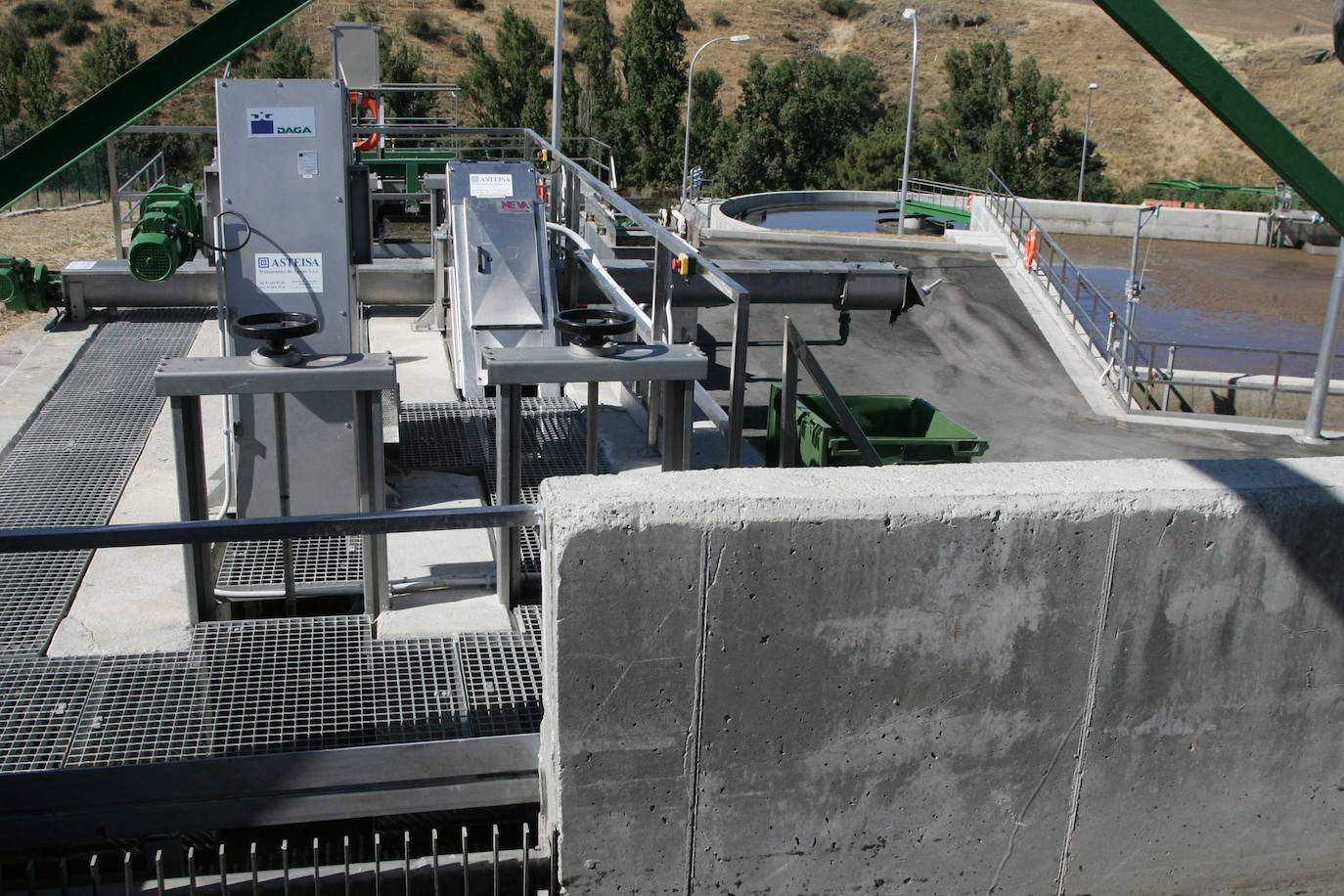 Estación depuradora de Palazuelos de Eresma.