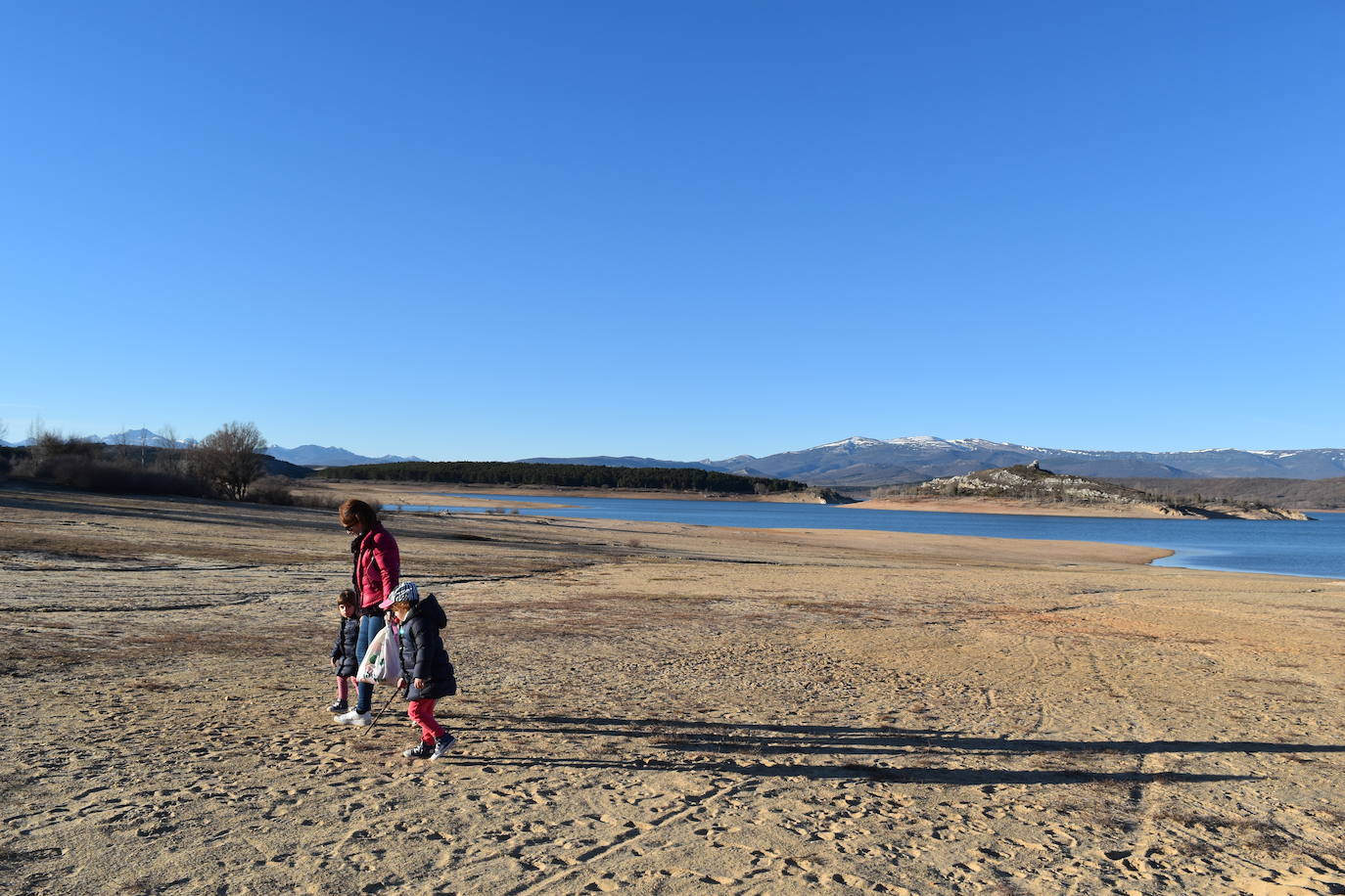 Fotos: Primeros signos de alerta en los pantanos de Palencia