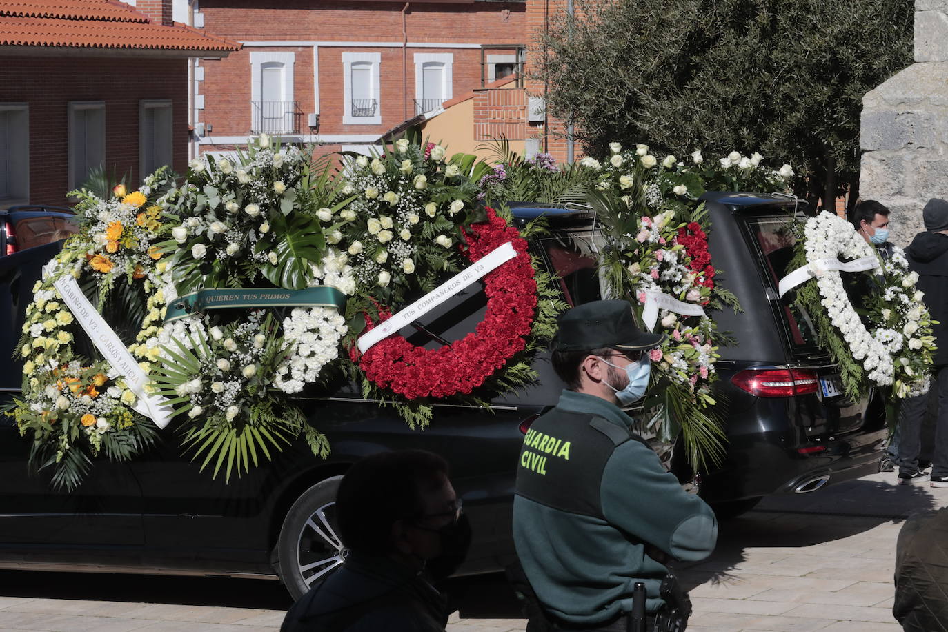 Funeral de Esther López en Traspinedo. 
