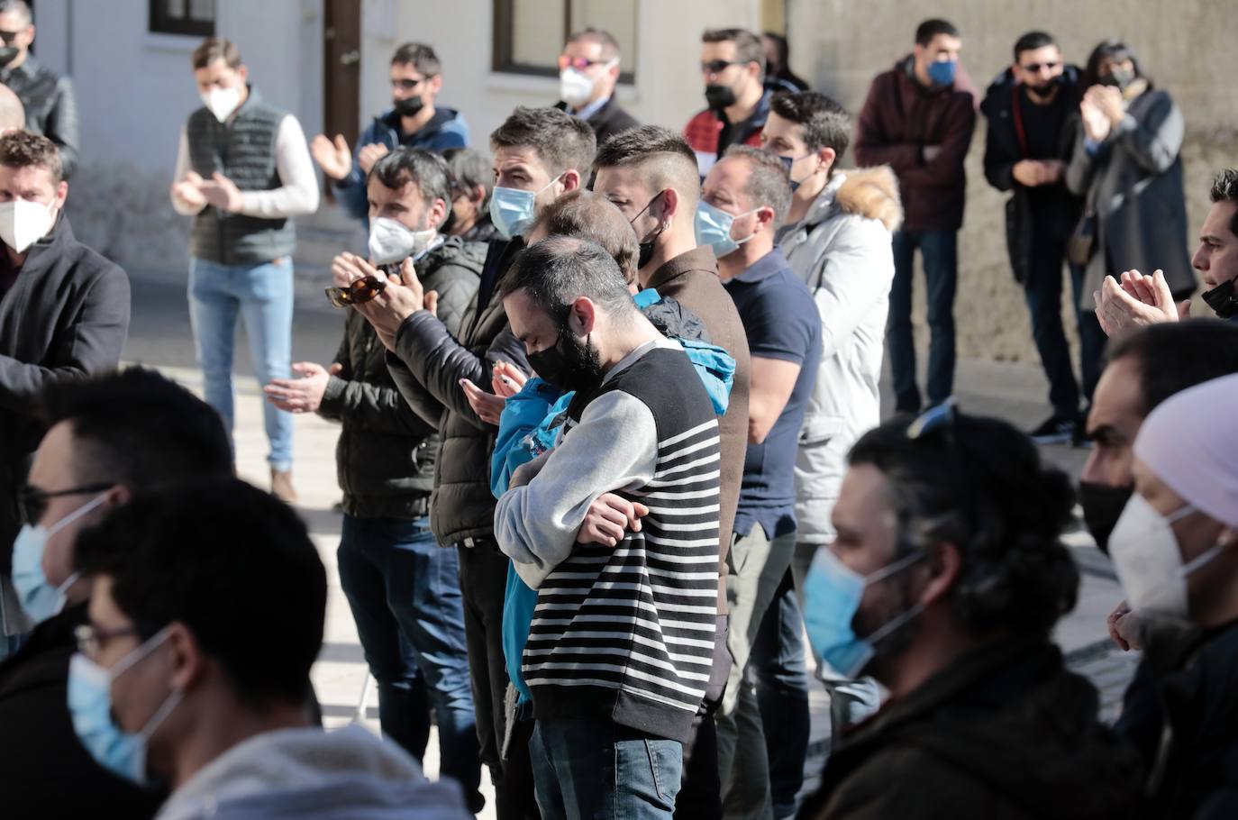 Funeral de Esther López en Traspinedo. 