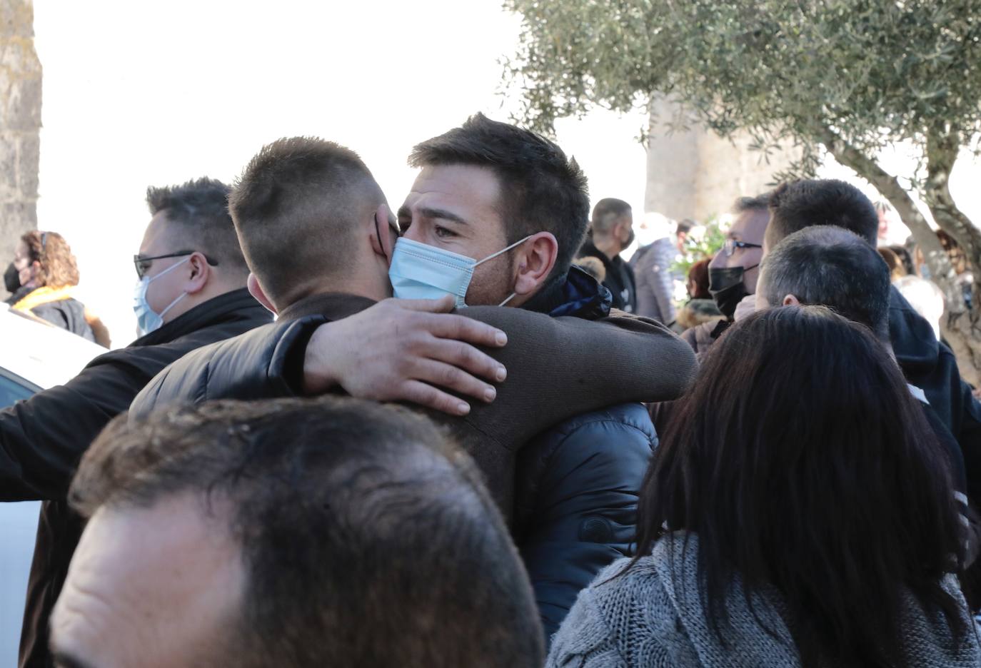Funeral de Esther López en Traspinedo. 