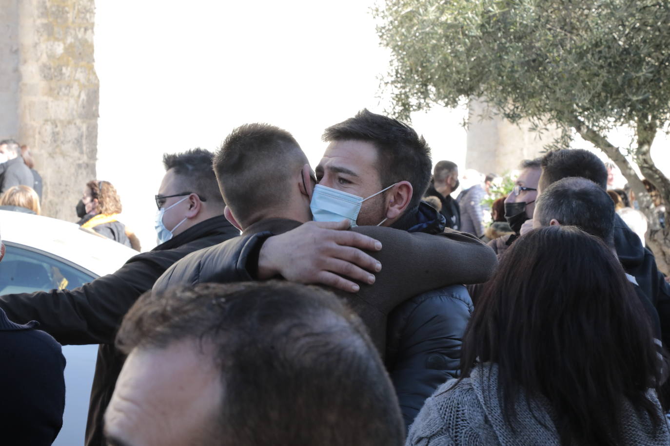 Funeral de Esther López en Traspinedo. 