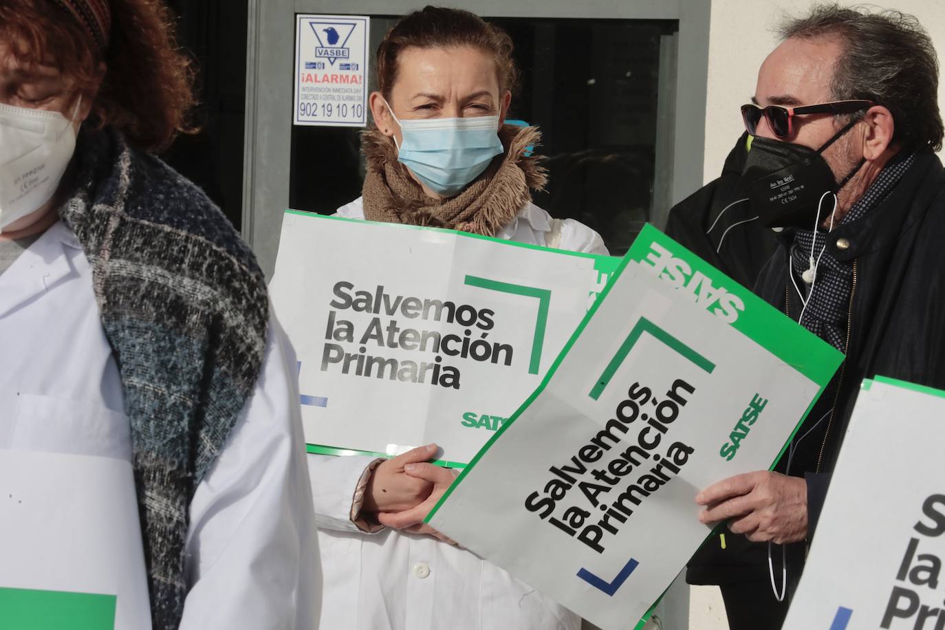 Fotos: Protesta de enfermeros y fisioterapeutas en Valladolid