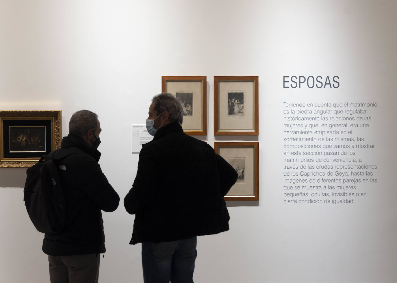 Varios momentos en la exposición 'Femenino rural', en la sala de la Pasión. 