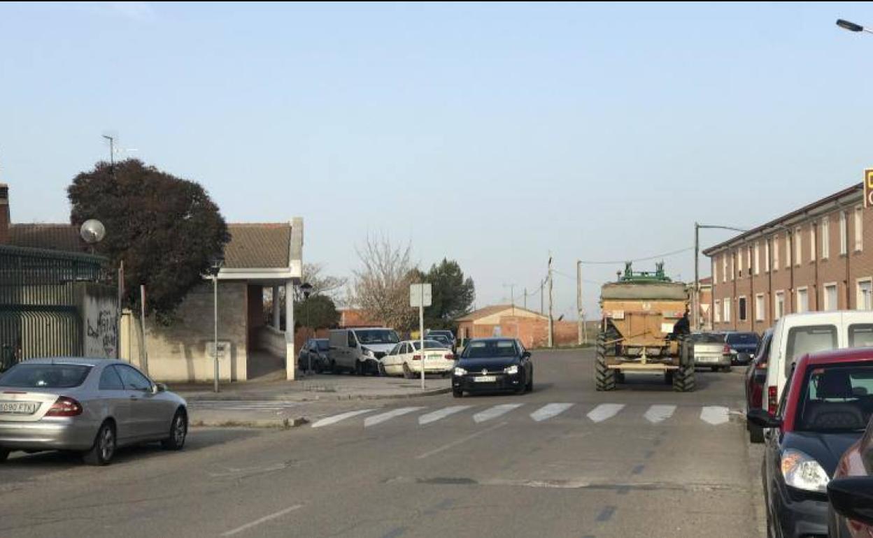 Zona de Medina del Campo donde se produjo el apuñalamiento mortal. 