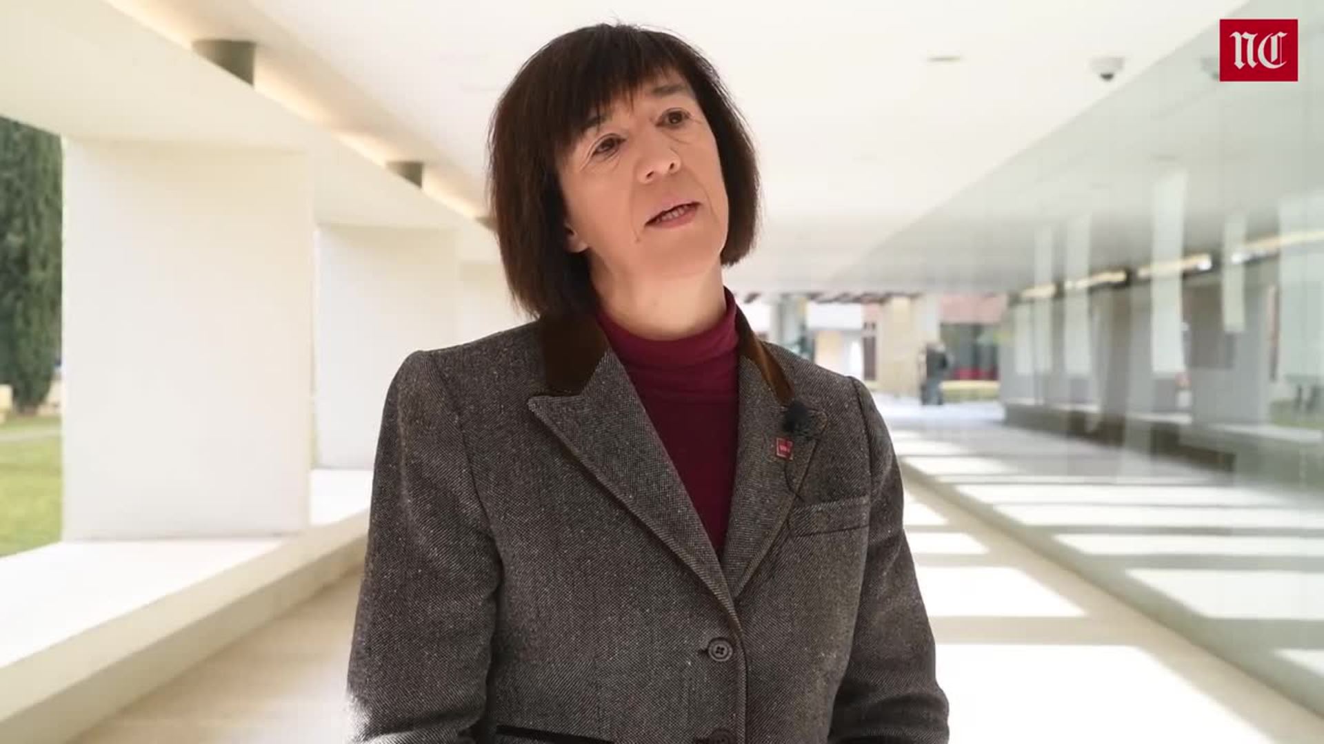 Helena Castán, candidata a rectora de la Uva