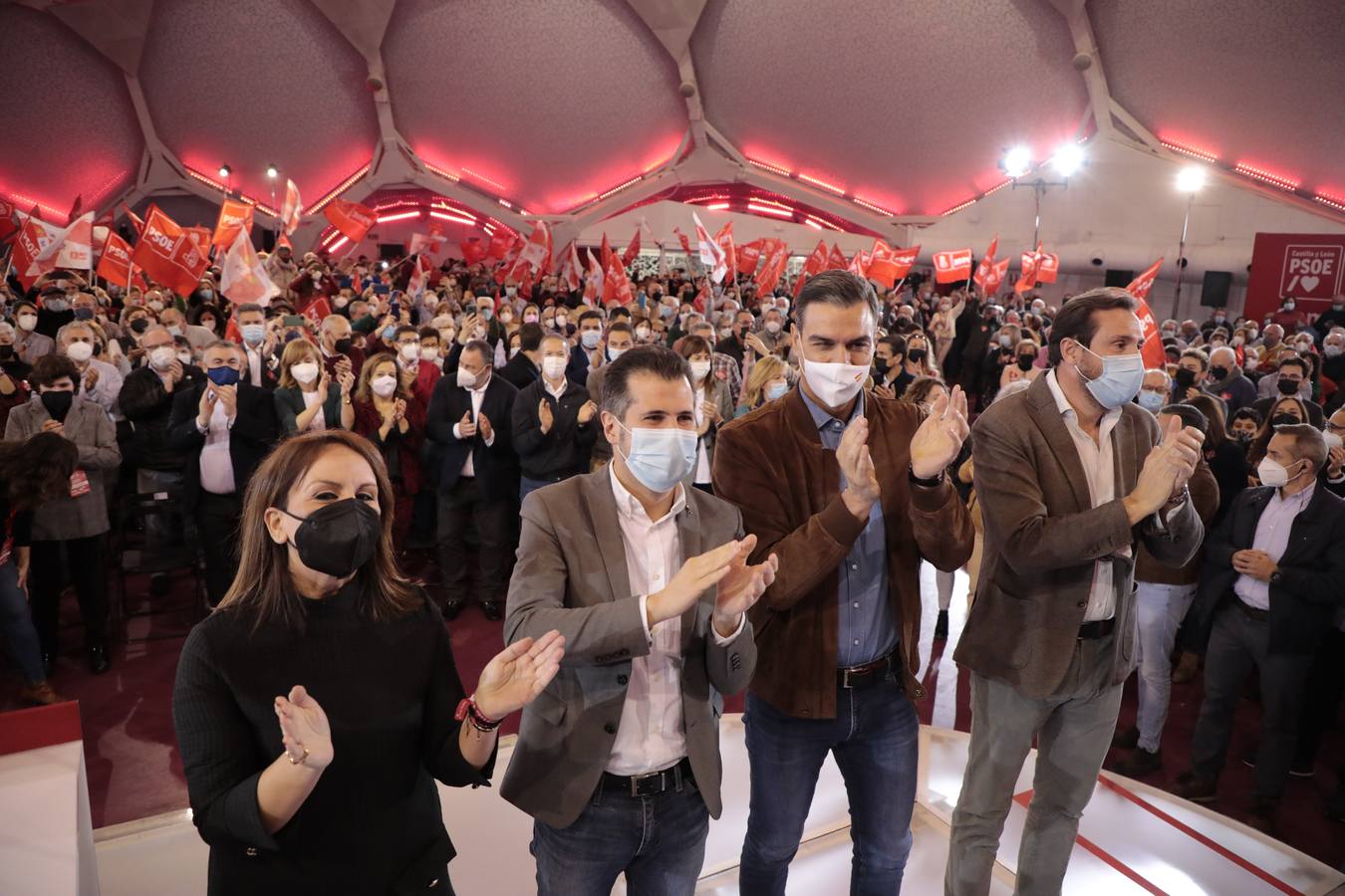 Fotos: Cierre de campaña del PSOE en Valladolid con Pedro Sánchez