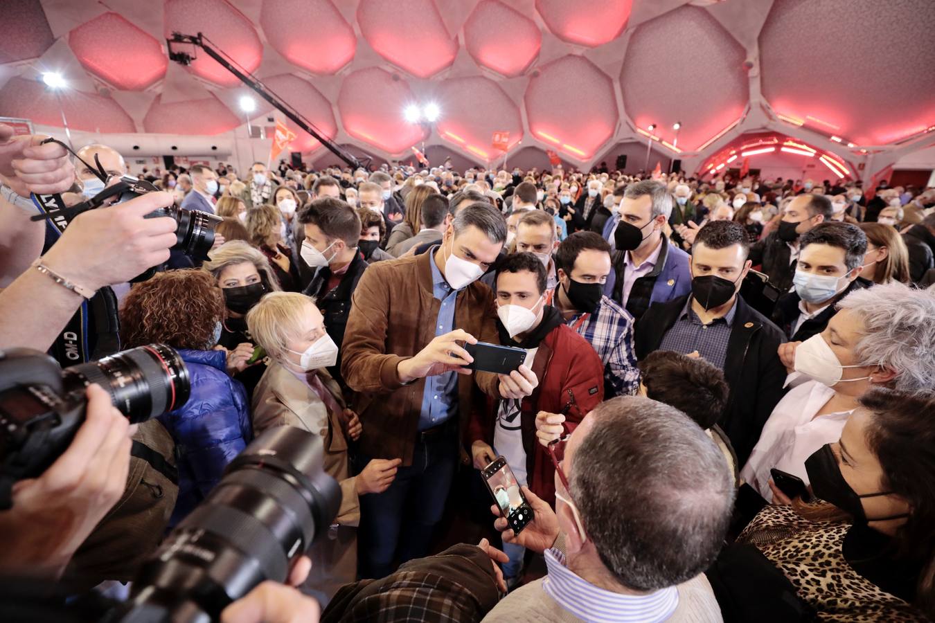 Fotos: Cierre de campaña del PSOE en Valladolid con Pedro Sánchez