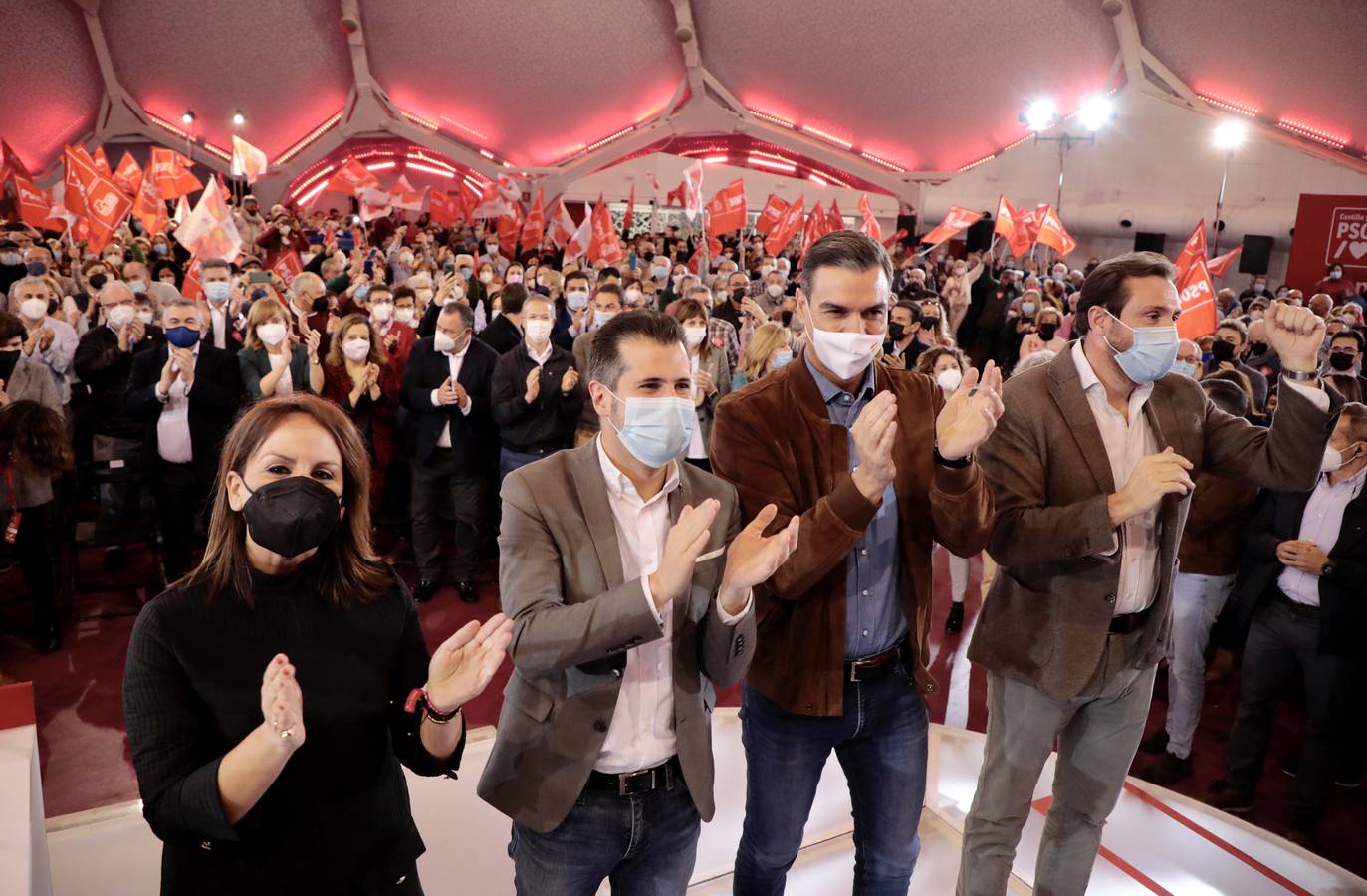 Fotos: Cierre de campaña del PSOE en Valladolid con Pedro Sánchez