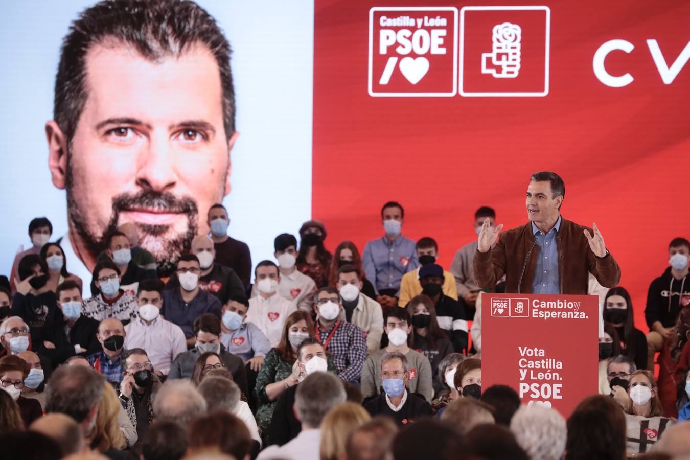 Fotos: Cierre de campaña del PSOE en Valladolid con Pedro Sánchez