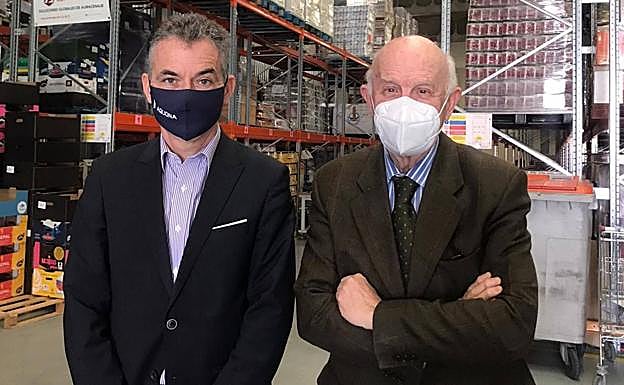 Jesús García, de Aquona, y Jesús Mediavilla, de Febacyl. 