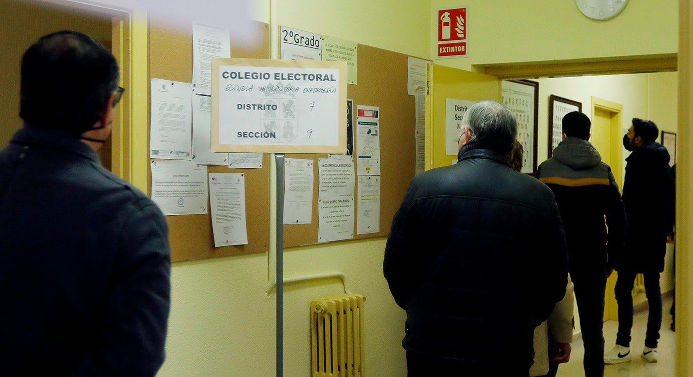 Normalidad en la jornada electoral de Palencia