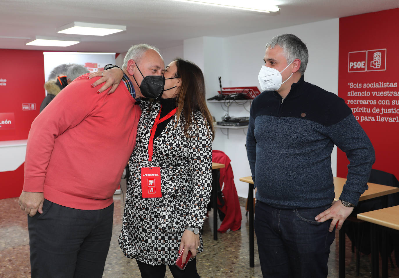 Noche electoral en Palencia