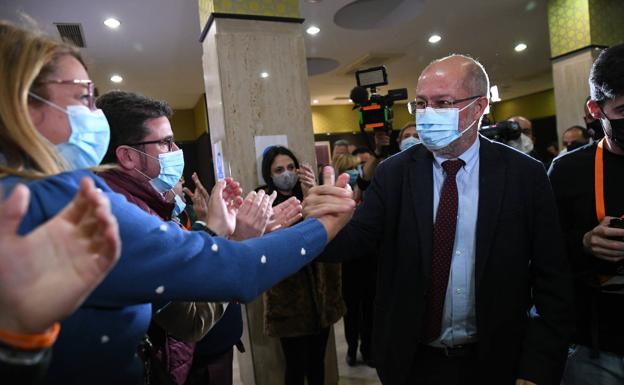 Francisco Igea, anoche, tras conocerse el resultado de Ciudadanos.