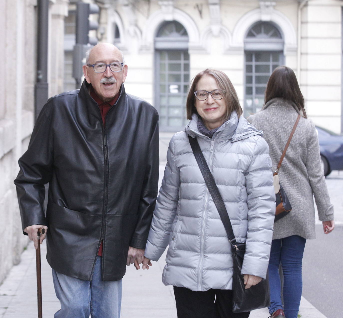 Juan Antonio Quintana en abril del año 2016 junto a su esposa, la coreografa y Escultura Mery Maroto, quien falleció en julio de 2019. 