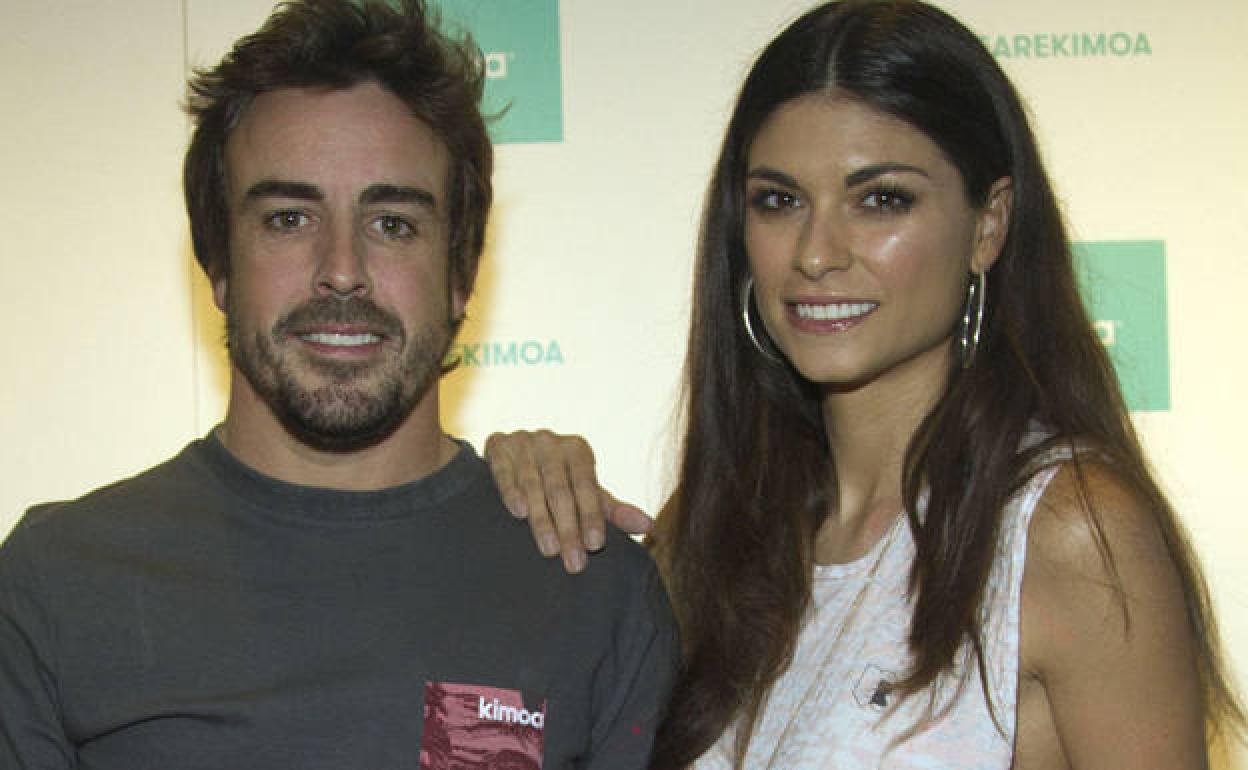 Fernando Alonso con Linda Morselli.
